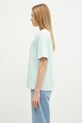Бавовняна футболка Maison Kitsuné Bold Fox Head Patch Comfort MW00127KJ0119 бірюзовий AW24