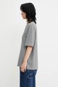 Maison Kitsuné t-shirt bawełniany Bold Fox Head Patch Comfort MW00127KJ0119 szary AA00
