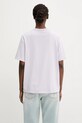 Одежда Хлопковая футболка Maison Kitsuné Handwriting Comfort MW00126KJ0119 фиолетовой