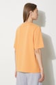 Abbigliamento Maison Kitsuné t-shirt in cotone Handwriting Comfort MW00126KJ0119 arancione