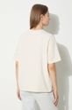 Одежда Хлопковая футболка Maison Kitsuné Handwriting Comfort MW00126KJ0119 оранжевый