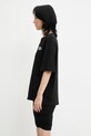 Maison Kitsuné t-shirt bawełniany Handwriting Comfort MW00126KJ0119 czarny SS25