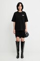 Maison Kitsuné t-shirt bawełniany Handwriting Comfort MW00126KJ0119 czarny