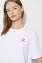 Maison Kitsuné t-shirt in cotone Speedy Fox Patch Comfort Tee Shirt Donna