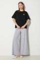 Хлопковая футболка Maison Kitsuné Speedy Fox Patch Comfort Tee Shirt MW00119KJ0008 чёрный SS24