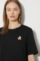 Памучна тениска Maison Kitsuné Speedy Fox Patch Comfort Tee Shirt Жіночий