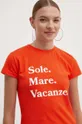 pomarańczowy Drivemebikini t-shirt Sole Mare Vacanze