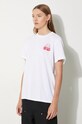 GANNI cotton t-shirt Thin Jersey GoGo Relaxed T-shirt T3925 white