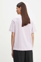 Odzież Marc O'Polo t-shirt bawełniany 406201251503 fioletowy