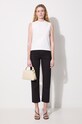 JW Anderson top Anchor Embroidery Tank Top JO0216.PG0999.001 biały SS24
