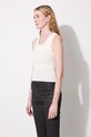 Топ JW Anderson Pointelle Tank Top бежевый KW1133.YN0324.001