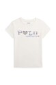 Polo Ralph Lauren t-shirt bawełniany dziecięcy nadruk beżowy 312926209001