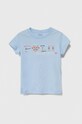 Dětské bavlněné tričko Polo Ralph Lauren bavlna modrá 312926209002