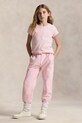 Detské bavlnené tričko Polo Ralph Lauren 313833549033 ružová