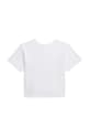 Polo Ralph Lauren t-shirt bawełniany dziecięcy 313925930001 biały SS24