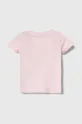 Μπλουζάκι μωρού Guess ροζ