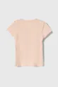 Guess t-shirt dziecięcy różowy