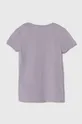 Otroška kratka majica Guess vijolična
