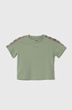 Guess tricou de bumbac pentru copii imprimeu verde J3RI47.I3Z14.PPYH
