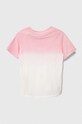 Девочка Детская хлопковая футболка Guess J4RI12.K8HM4.PPYH розовый