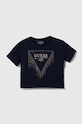 Guess t-shirt dziecięcy aplikacja granatowy J4RI24.K6YW4.PPYH