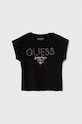 Guess tricou copii imprimeu negru J4RI37.J1314.PPYH