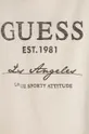 beżowy Guess t-shirt bawełniany