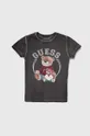 γκρί Παιδικό μπλουζάκι Guess Για κορίτσια