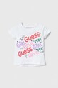 Guess t-shirt dziecięcy z elastanem biały K4RI03.K6YW4.PPYH
