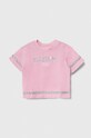 Guess tricou copii imprimeu roz K4RI26.K6YW4.PPYH
