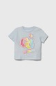 Guess t-shirt bawełniany dziecięcy nadruk niebieski K4RI28.K8HM0.PPYH