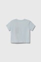 Guess t-shirt bawełniany dziecięcy K4RI28.K8HM0.PPYH niebieski SS24