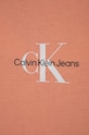 Dievča Detské bavlnené tričko Calvin Klein Jeans IG0IG01470.128.176.PPYH oranžová