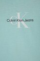 Dziewczynka Calvin Klein Jeans t-shirt bawełniany dziecięcy IG0IG01470.128.176.PPYH turkusowy