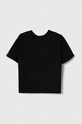 Детская хлопковая футболка Calvin Klein Jeans IG0IG02136.128.176.PPYH чёрный SS24