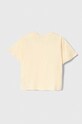 Detské bavlnené tričko Calvin Klein Jeans IG0IG02339.PPYH béžová SS24