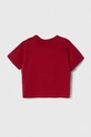 Dětské bavlněné tričko Calvin Klein Jeans IG0IG02339.PPYH burgundské SS24