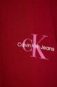 DÍVKA Dětské bavlněné tričko Calvin Klein Jeans IG0IG02339.PPYH burgundské