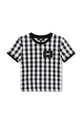 Dkny t-shirt dziecięcy D60096.156.162 czarny SS24