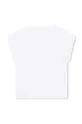 Παιδικό βαμβακερό μπλουζάκι DKNY λευκό