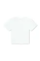 Otroška bombažna kratka majica HUGO bela
