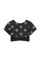 HUGO top dziecięcy G00065.102.108 czarny SS24