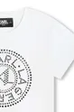 Detské bavlnené tričko Karl Lagerfeld 100 % Bavlna
