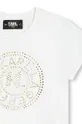 Dječja pamučna majica kratkih rukava Karl Lagerfeld 100% Pamuk