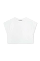 Karl Lagerfeld t-shirt in cotone per bambini bianco