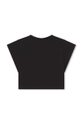 Karl Lagerfeld t-shirt in cotone per bambini nero