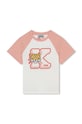 Dětské bavlněné tričko Kenzo Kids kulatý bílá K60257.