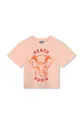ροζ Παιδικό βαμβακερό μπλουζάκι Kenzo Kids Για κορίτσια