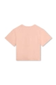 Kenzo Kids t-shirt bawełniany dziecięcy różowy