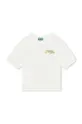 білий Дитяча бавовняна футболка Kenzo Kids Для дівчаток